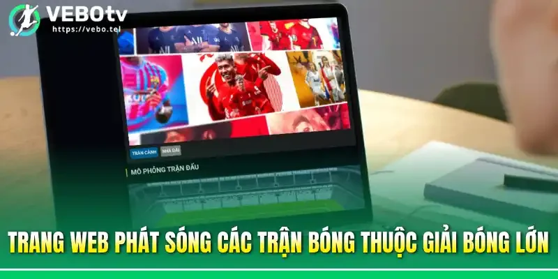 Trang web phát sóng các trận bóng thuộc giải bóng lớn