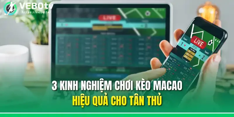 3 kinh nghiệm chơi kèo Macao hiệu quả cho tân thủ