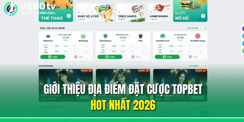 Giới thiệu địa điểm đặt cược Topbet hot nhất 2026