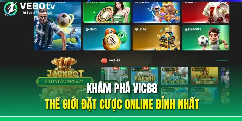 Khám phá Vic88 - thế giới đặt cược online đỉnh nhất