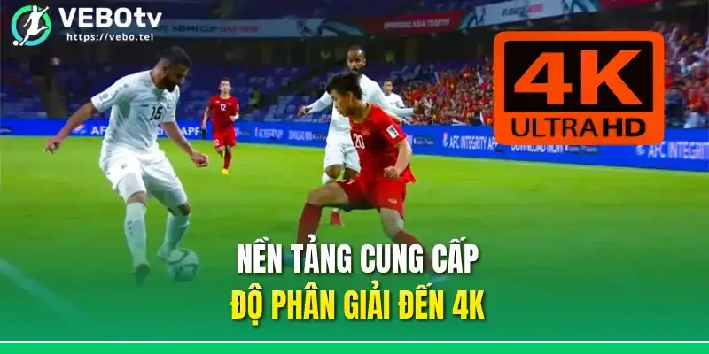 Nền tảng cung cấp độ phân giải đến 4K